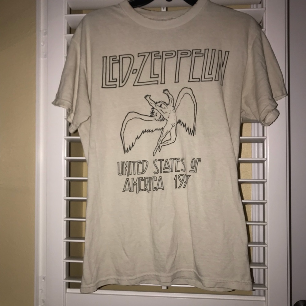 Led Zeppelin USA 1977 vintage t-shirt
